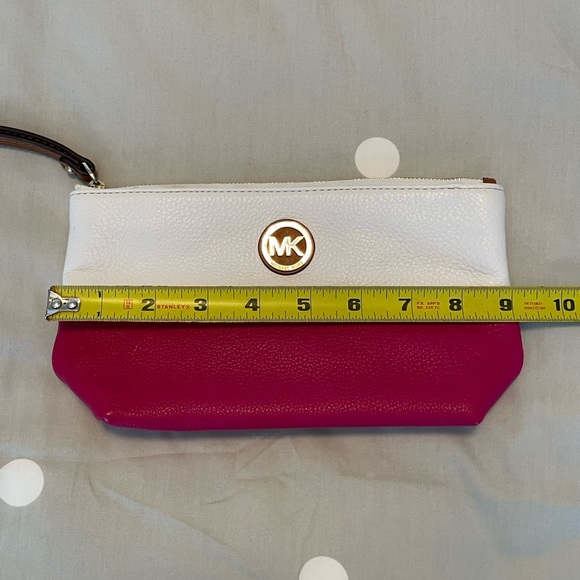 Michael Kors Pink & White Wristlet - Picture 2 of 6
